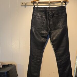 Sleek Black Straight Leg Pants